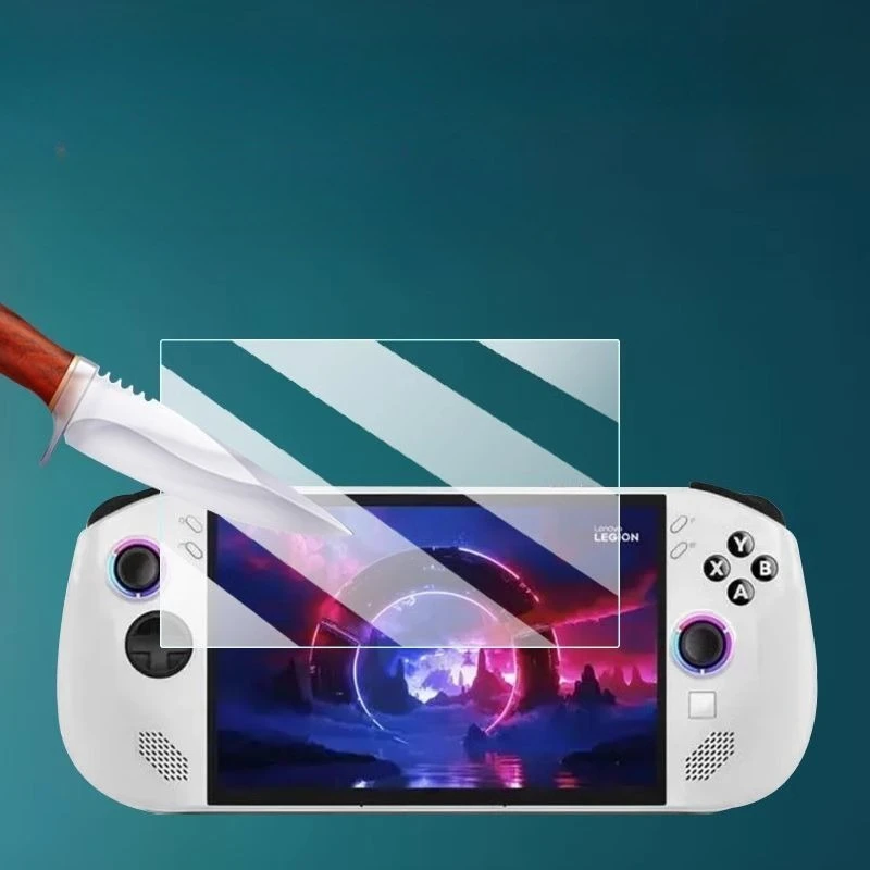 لينوفو ليجيون Go 2 HD واقي للشاشة من الزجاج المقسى لينوفو ليجيون Go2 GO2 LegionGo2 غطاء كامل طبقة أمامية واقية