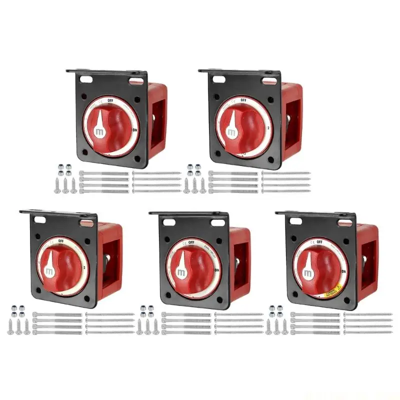 J0MA Motorhome Battery Disconnect Control with Bracket 12-48v 300A for Parking Power