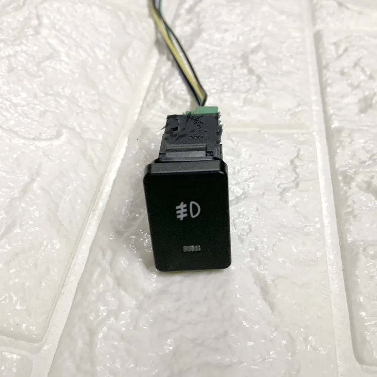 Кнопка включения/выключения света для автомобисветильник, для Toyota превия/стима, ACR50, ACR30, переключатель противотуманных фар белого цвета, с проводом