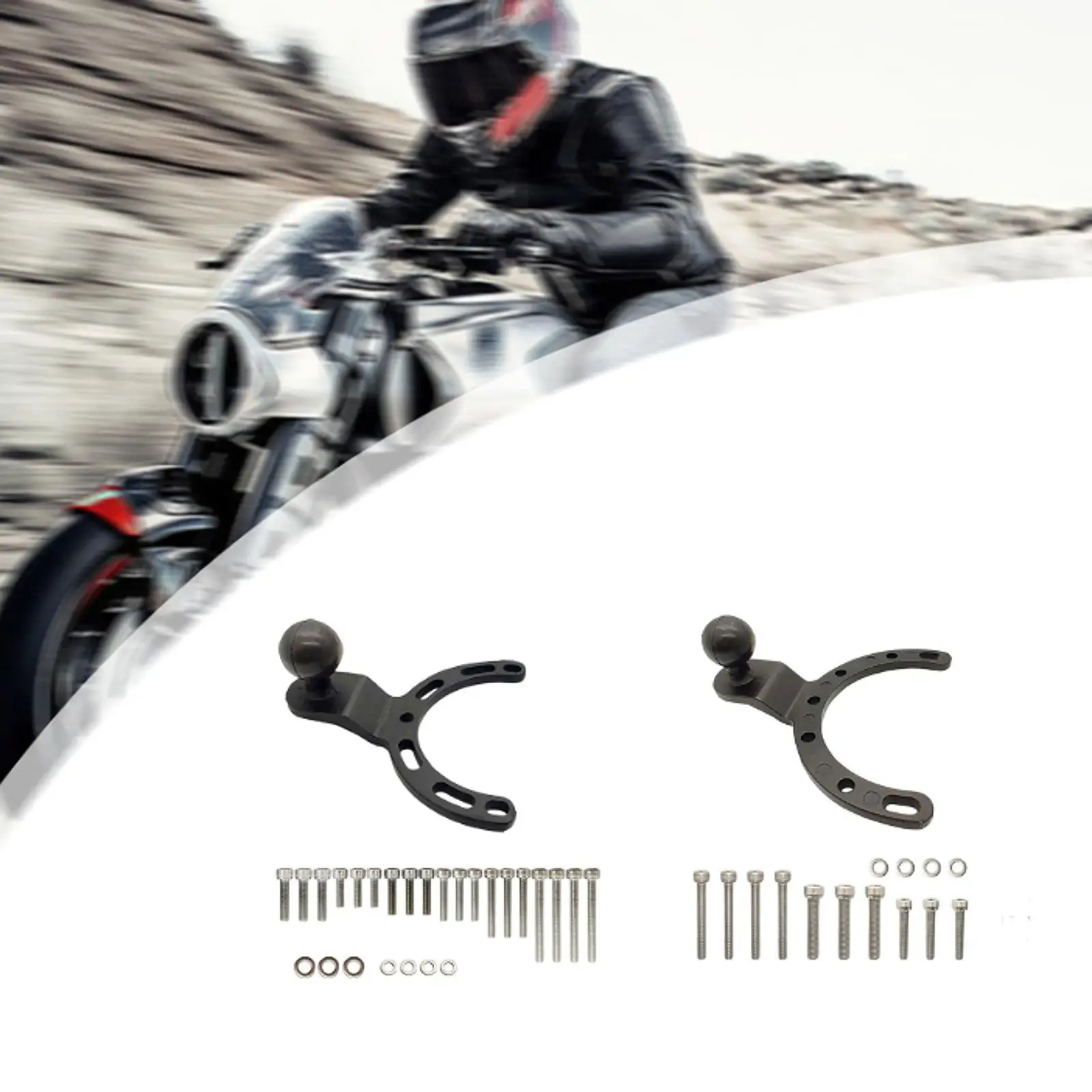 Motorcycle Tank Mount Bracket Metal Moto Phone Camera Accessory Holder for Action Camera Riding