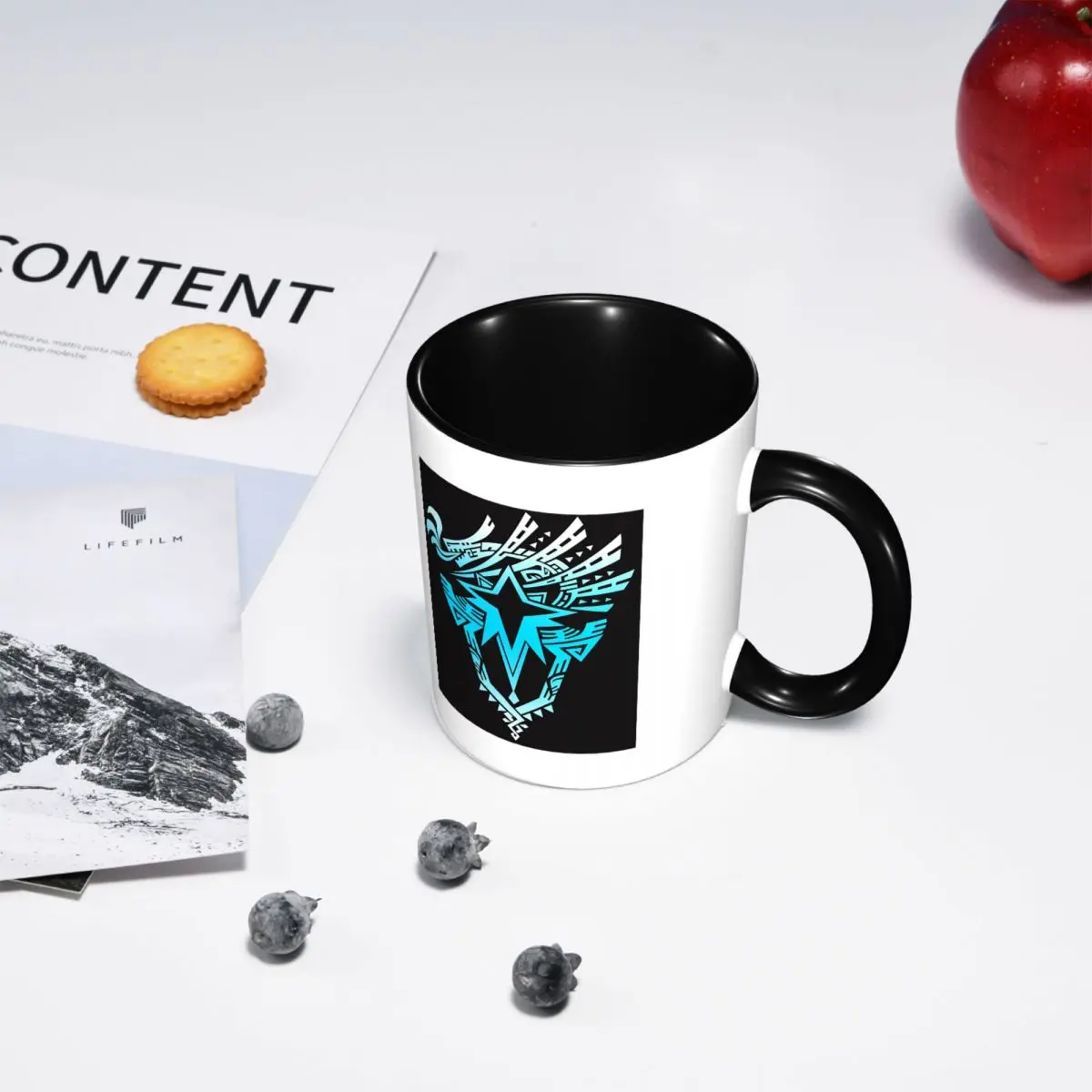 Monster Hunter World Iceborne Logo Mug Funny Ceramic Coffee Cups Tea Mugs Milk Cup Drinkware Gift for Woman Man