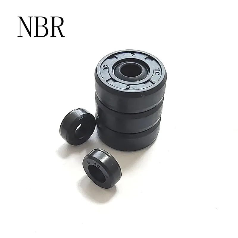 NBR رمح ختم النفط TC-8 * 12*13*14*15*16*18*19*20*22*23*25*26*28*30*34*3/4/شفاه مزدوجة مغطاة بالنتريل مع زنبرك رباط 5/6/7/8/9