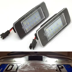 2 sztuk 18led lampka tablicy rejestracyjnej światło bez błędu dla Opel Zafira Tourer C P12 11-2016 pre-facelift Astra J Sports Tourer J kombi