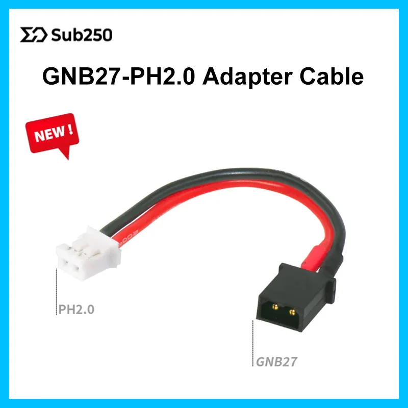 New 10PCS GNB27-PH2.0 Adapter Cable Suitable for 380mAh 530mAh 90C Battery