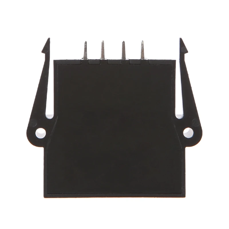 573A 4 Way 2 Row Push Release Connector Strip Block Plate Stereo Speaker Terminal Strip Block Plastic and Metal Material