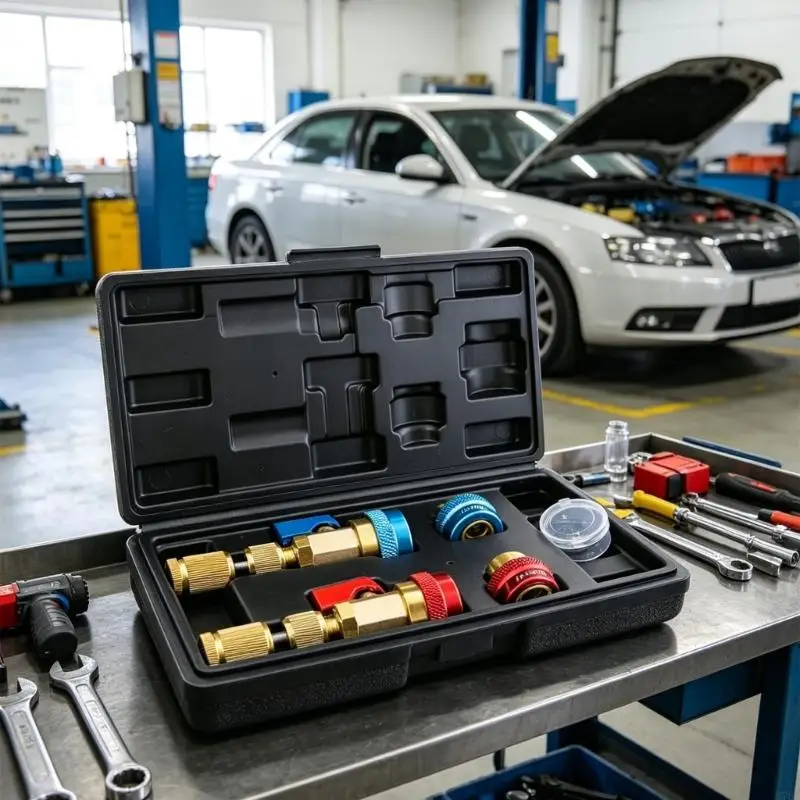 M76E Metall-Klimaanlagen-Kernwerkzeugsatz für Heimwerkerarbeiten bei der Fahrzeugwartung – Detail 4