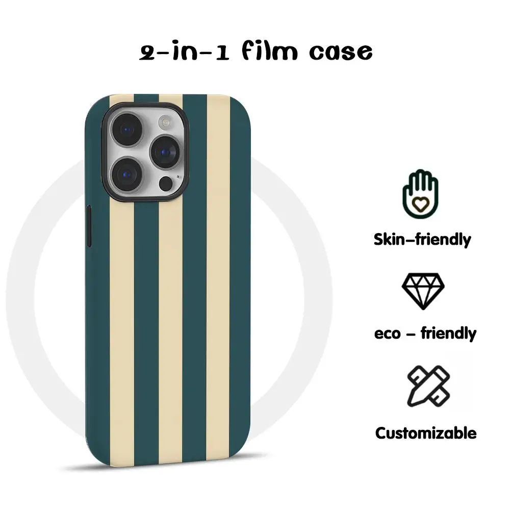 Fashion Horizontal colored stripes Phone Case Film shell For iPhone 17 16e 16 15 14 13 12 11 Pro Max Plus XS