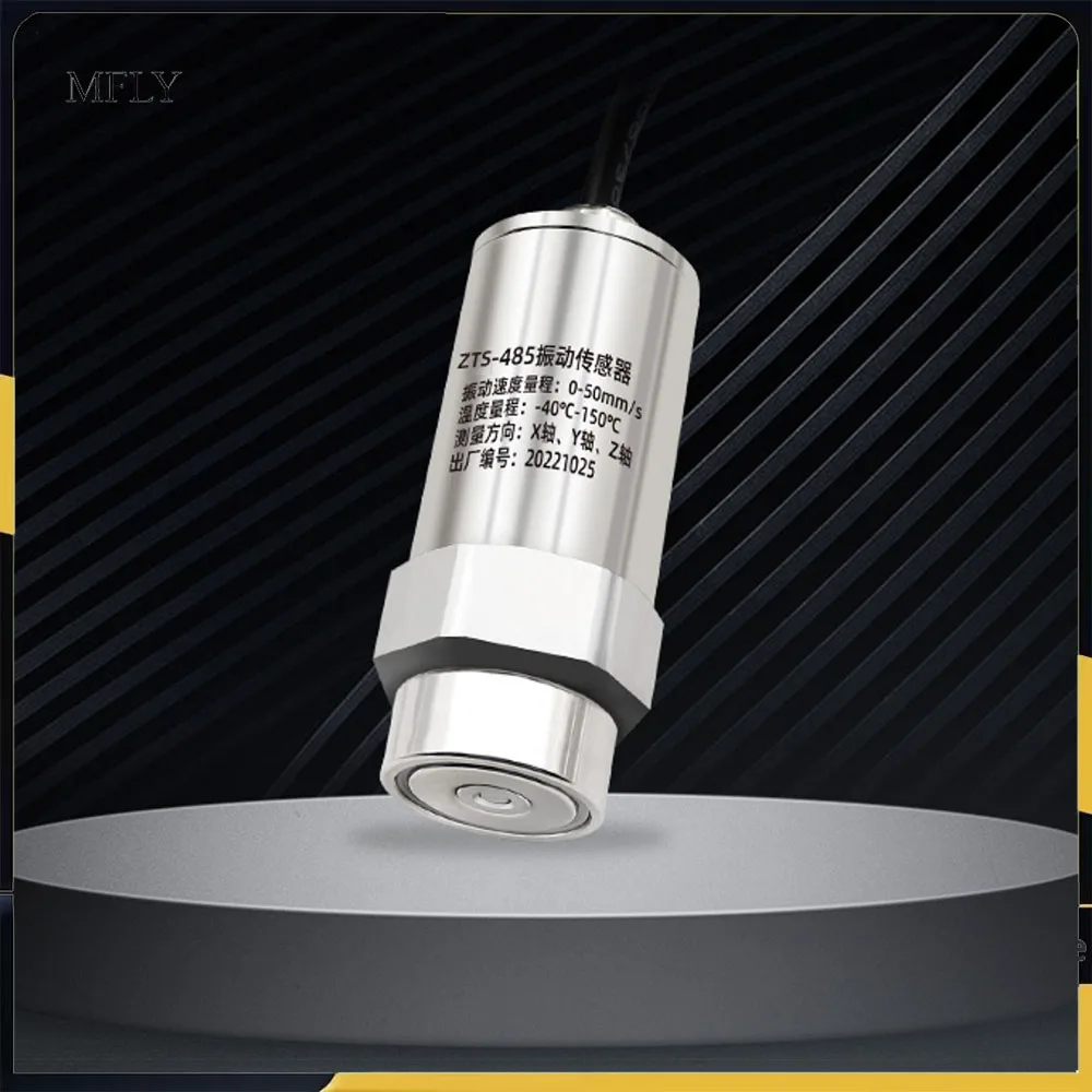 Single/Three Axis Temperature Vibration Transmitter Wireless Sensor Thread Magnetic Mount RS485 Analog Output Alarm Detecto