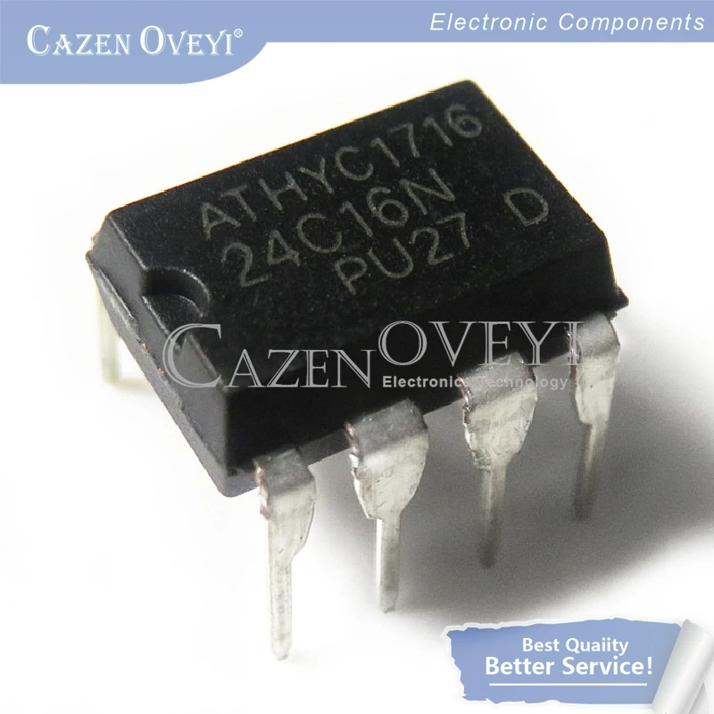 5pcs/lot AT24C08 24C08 AT24C16N 24C16 AT24C02N 24C02 AT24C04N 24C04 DIP-8