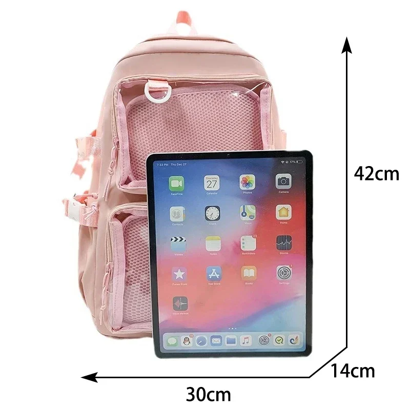 Itabag japonés Kawaii para mujer, mochila transparente de gran capacidad para mujer, mochila Ita, mochilas escolares para estudiantes universitarios JK 2024