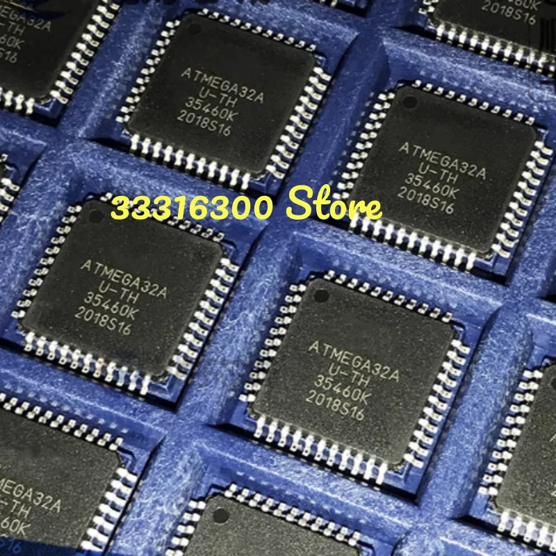 5PCS New ATMEGA32AU-TH  QFP44  Microcontroller chip IC