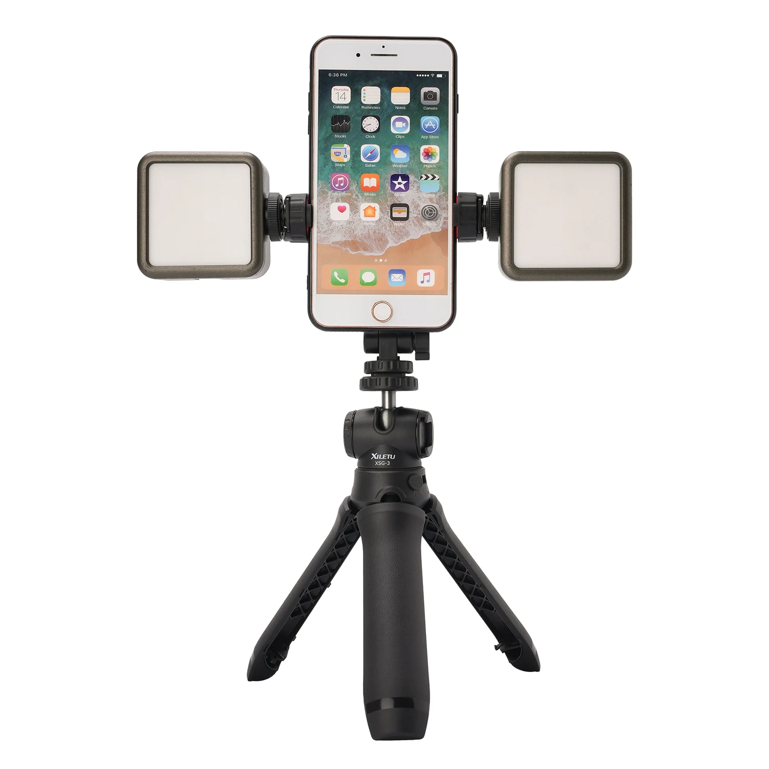 Vertical Shooting Phone Mount Holder DSLR Camera Monitor Mount Table Tripod Stand Mount Clamp for Smartphone Vlog Shooting