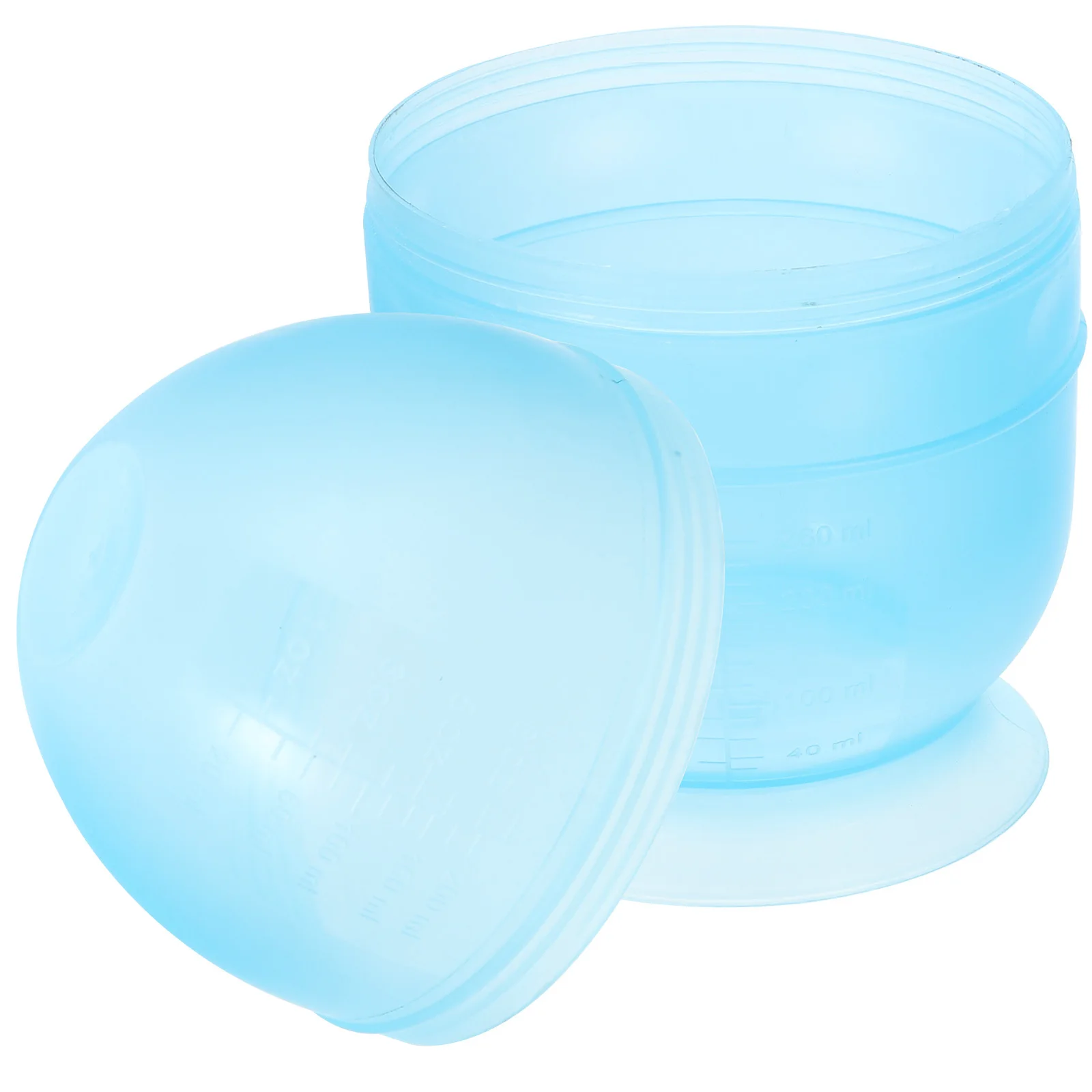 Mangkuk Pewarna Rambut Plastik Tahan Lama Warna Biru untuk Salon Profesional dan Penggunaan di Rumah Aksesori Pewarnaan Rambut DIY yang Mudah