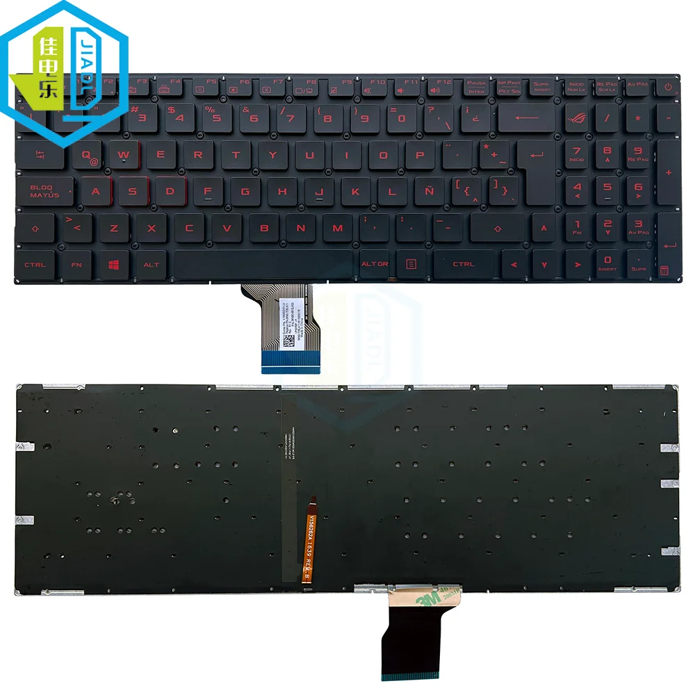 Brand New LA JP FR BE PO US Laptop Backlit Replacement Keyboard For ASUS ROG Strix GL702 Serials 0KNB0-6615LA00 V156262EK3