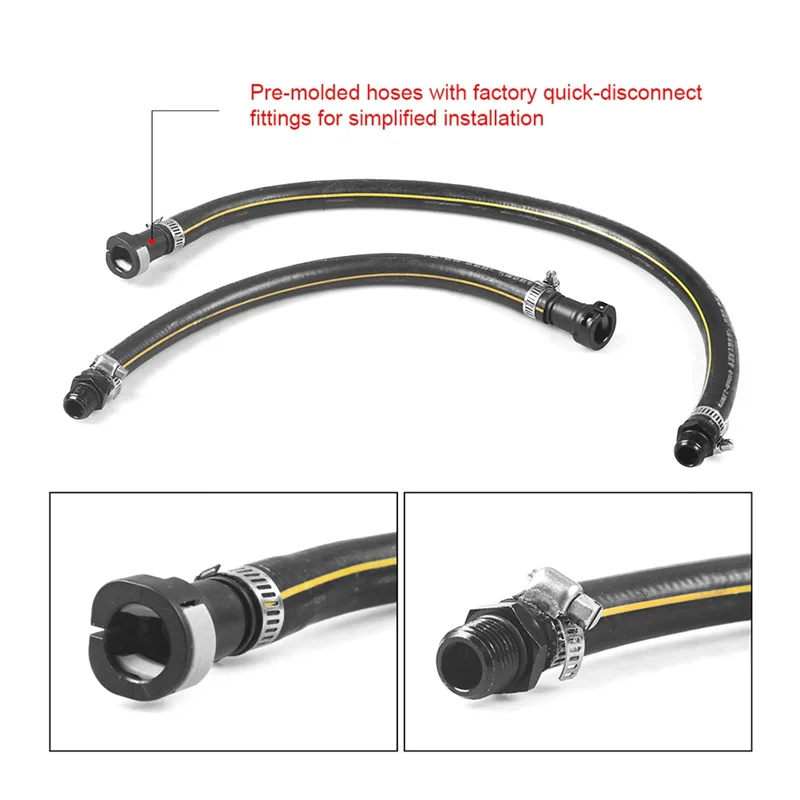 

Oil Catch Can Kits Oil Separator For Chevy Silverado,For GMC Sierra 1500 5.3L & 6.2L 2019-2022,Tahoe For Suburban 2021+