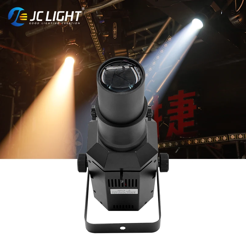 mini led follow spot lamp pequena lampada zoom luz de perfil para disco night club fase de eventos projetor hotel decoracao home jc 30w 01