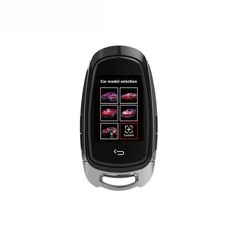 Universal LCD Smart Screen Digital Car Key Connect With Mobile Phone For Audi Comfortable Keyless Locator Automatic Unlocking