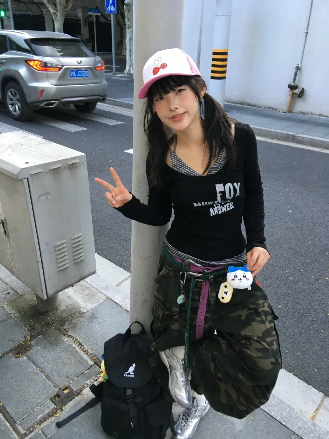 Karrram Japanisches Y2k Fake Zweiteiliges Top Trashy 2000er Schulterfreies T-Shirt Vintage Harajuku Buchstabendruck Streetwear Amerikanische 90er – Detail 13