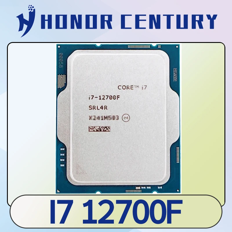 

Процессор Core i7 12700F 4,9 ГГц 12-ядерный 20-поточный процессор 65 Вт LGA 1700 без вентилятора