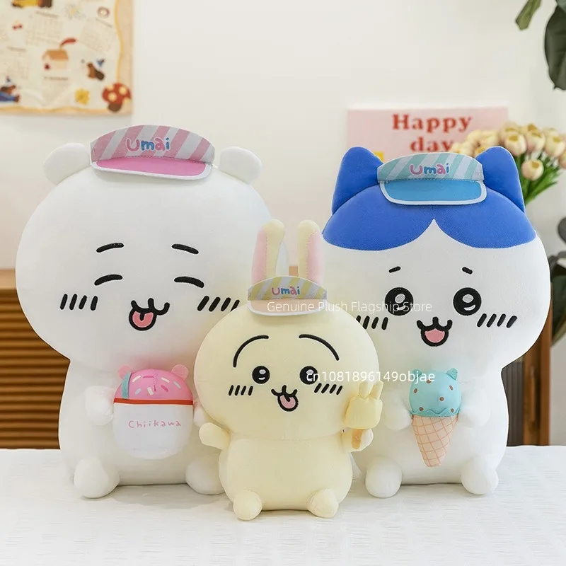 

45/55/65 см большой размер Chiiwanime плюшевая кукла Kawaii украшение комнаты Hachiware плюшевые подушки украшения праздничные подарки