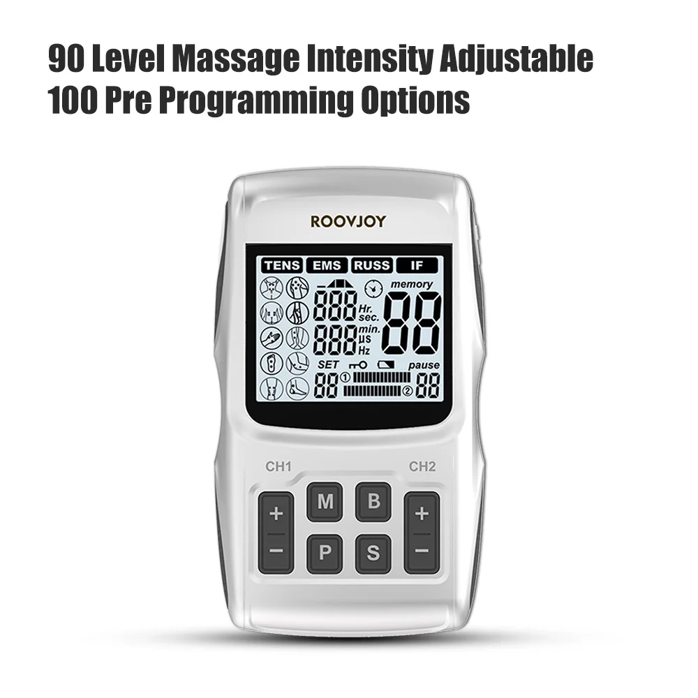 Physiotherapy Tens Muscle Stimulator Electric EMS Acupuncture Body Massage Digital Therapy Slimming Machine Electro Stimulator