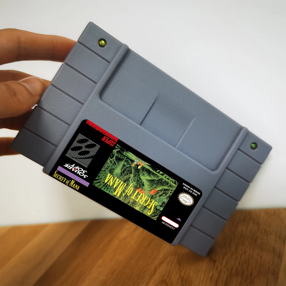 RPG Game Secret of Mana 16-Bit USA/EUR/JAP Cartridge With Box English Spanish, French, German for SNES Video Game Consoles - Image 2