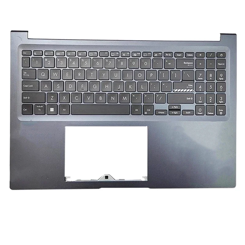 Imagem -04 - Caixa Superior com Teclado Inglês Eua Prata e Azul 95 Novo Org para Vivobook 16 K16x M1603q X1603z X1603 M1603