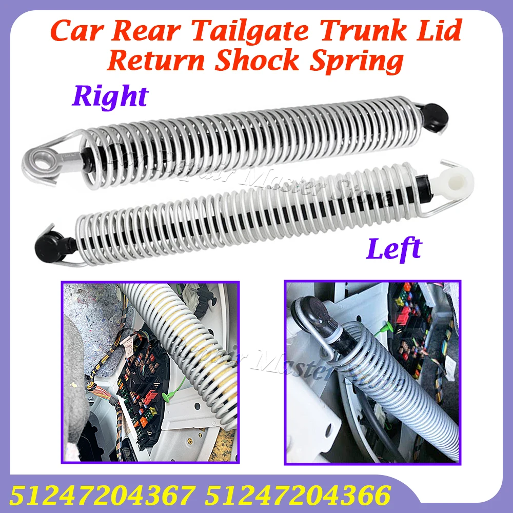 

51247204367 51247204366 Car Rear Tailgate Trunk Lid Return Shock Spring For BMW 5 Series F10 520d Trunk Trim