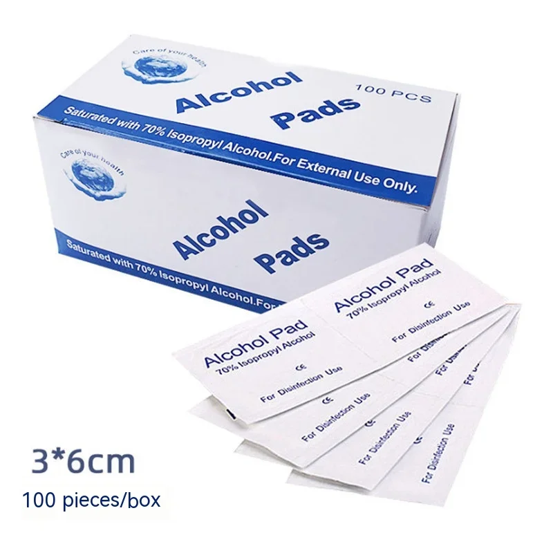 Disposable and convenient alcohol cotton pads for cleaning mobile phone screens, disinfecting and caring for wounds, alcohol wip