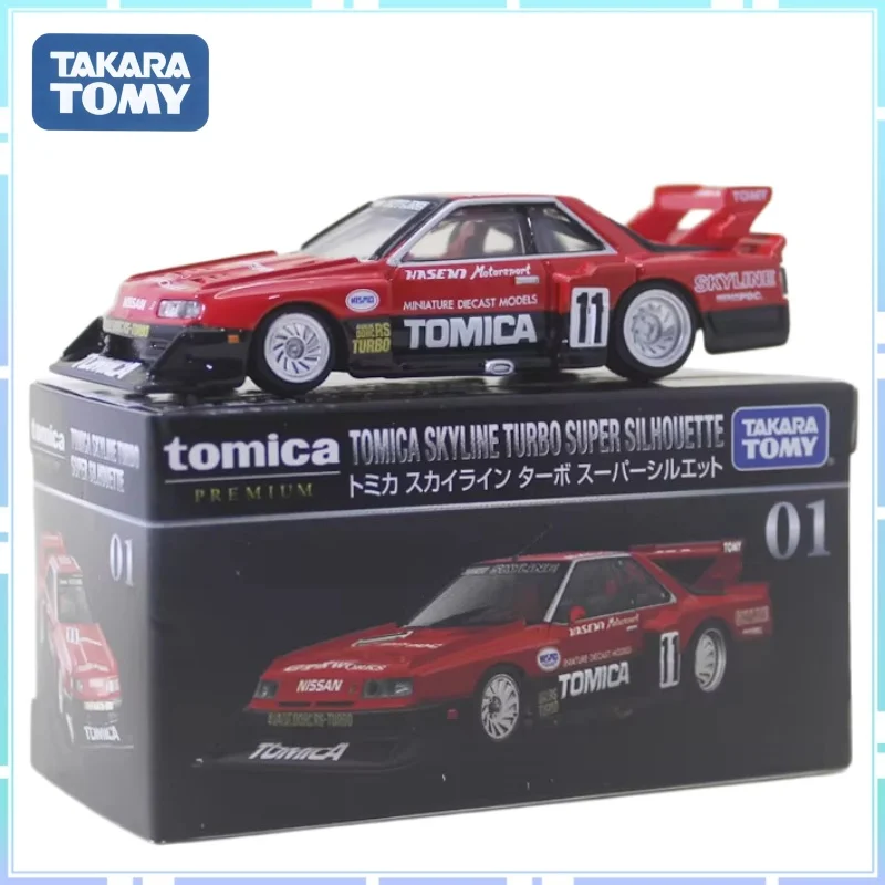

7CM TOMY Simulation Alloy Trolley Model Boutique Boxed Gifts Black Box Ultimate TP series Sport Car Collection Desktop Ornaments