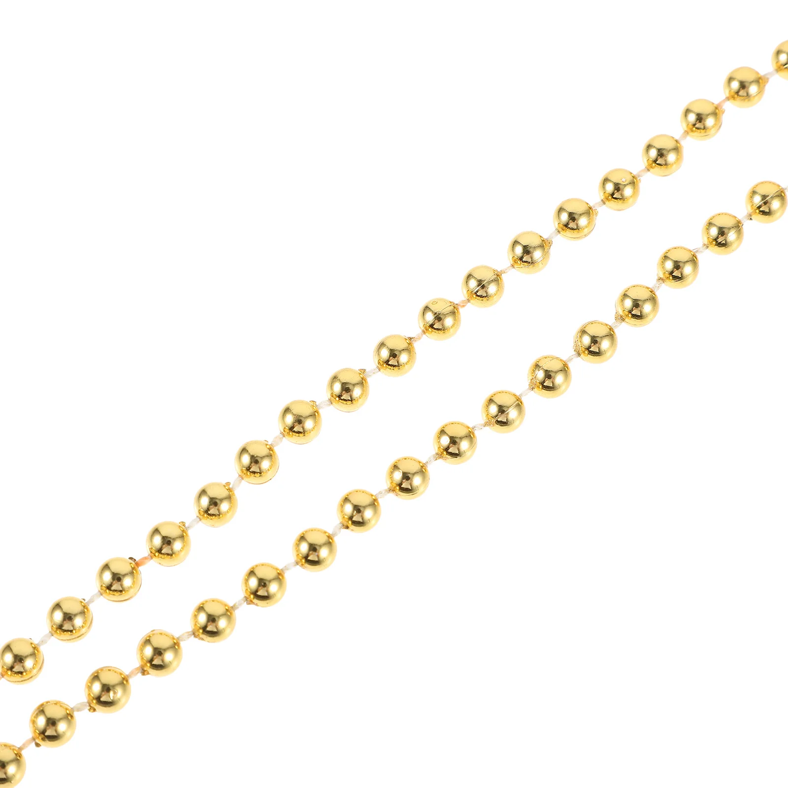 Collana a catena con perline di Mardi Gras da 5 pezzi Decorazione di carnevale Collana di perline leggera e durevole per foto di feste di festival