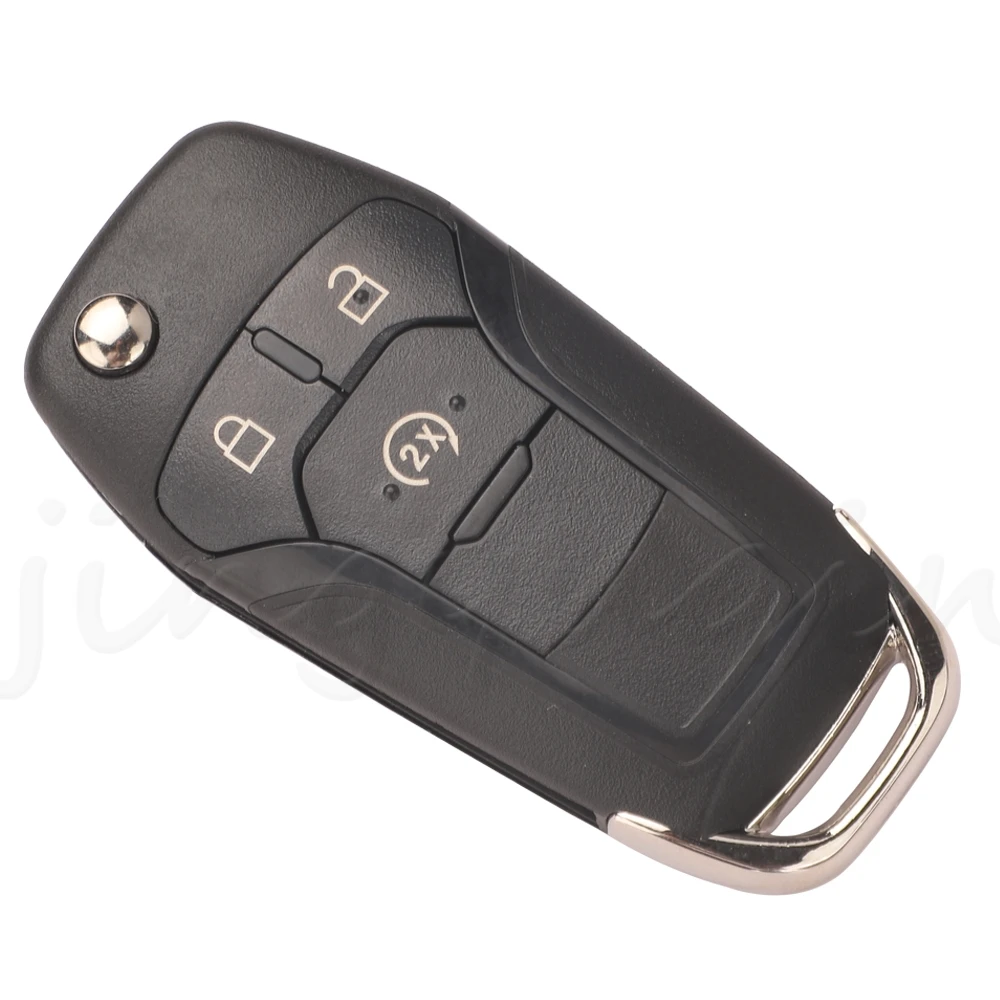 jingyuqin N5F-A08TDA Remote Car Key Fob 868/902MHZ PCF7945P/HITAG PRO 49 Chip For Ford F-150 F-250 F-350 Flip Keyless Entry