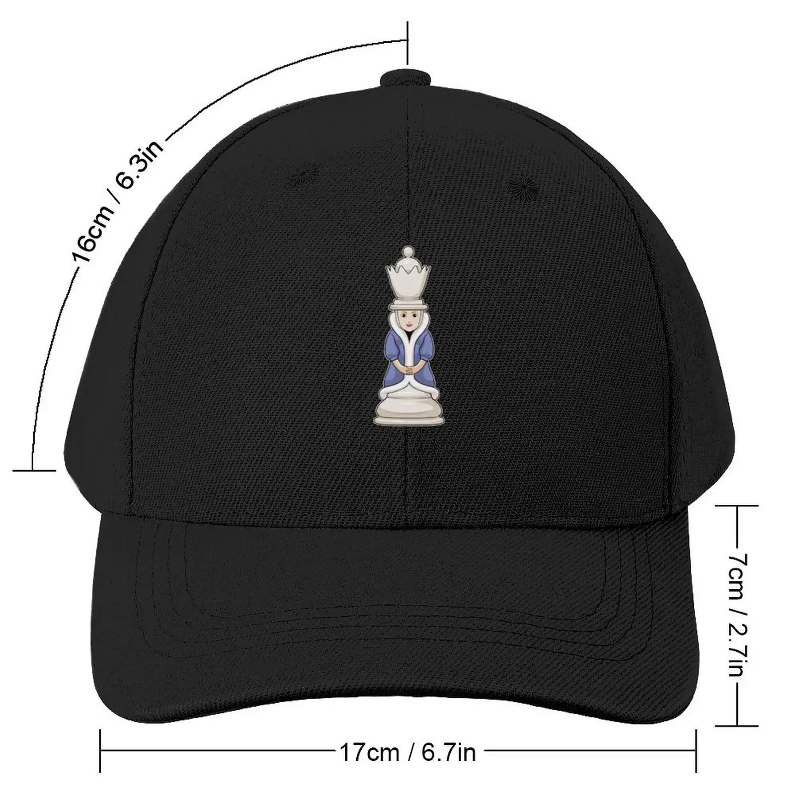 Chess piece Queen Chess Baseball Cap Christmas Hat New In Hat Visor For Girls Men's