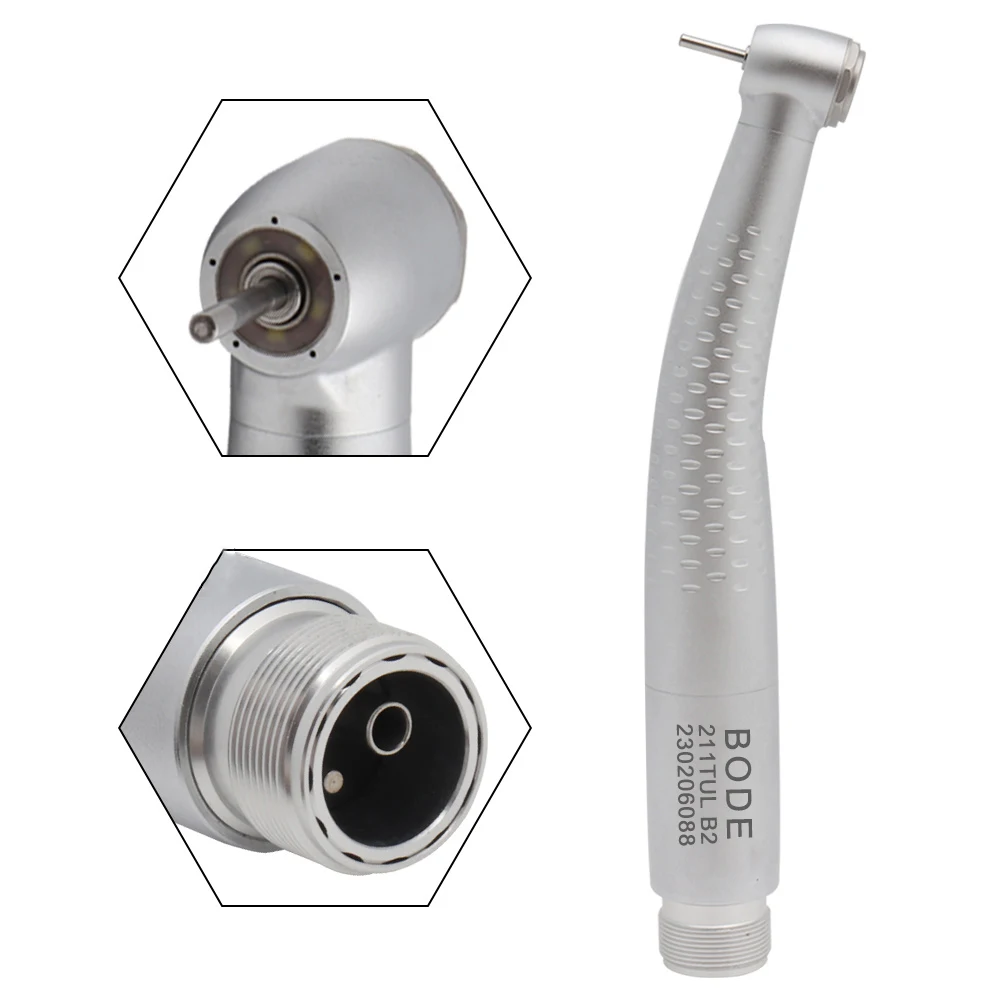 Dental 5 Bulb LED High Speed Handpiece Self-powered BODE Shadowless Air Turbine Borden 2Hole B2 Midwest 4Hole M4