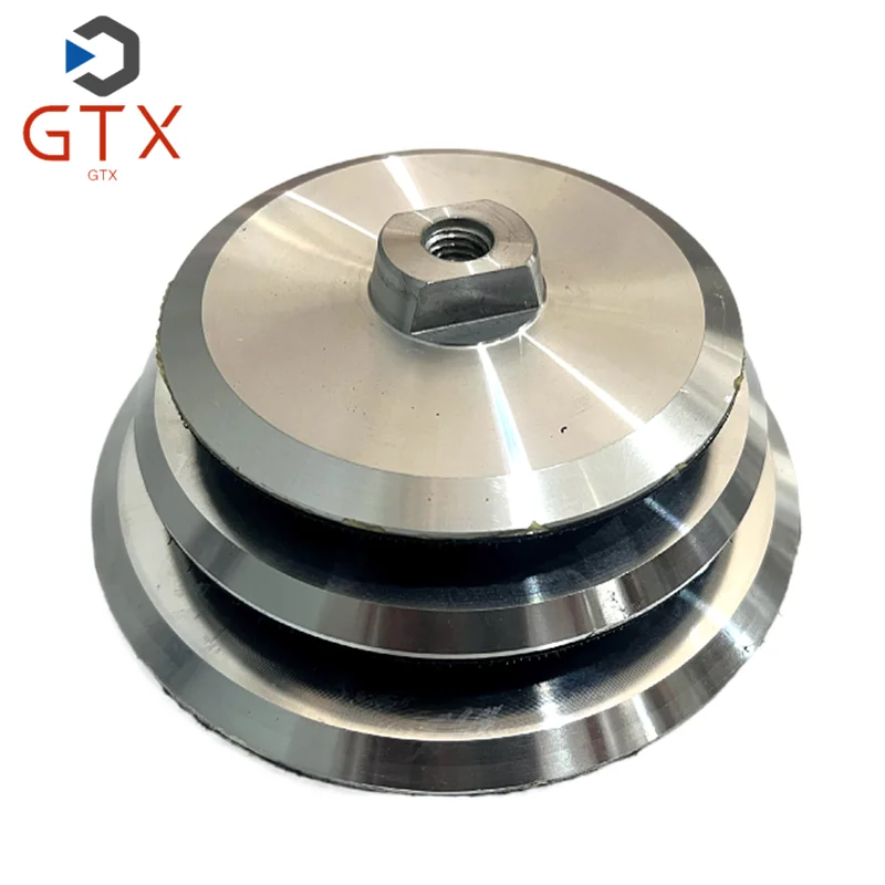 5-inch 6-inch 7-inch' back Pad for Diamond Polishing Pads Aluminum Based Backer Backing Holder125mm 150/180 Polishing pad base