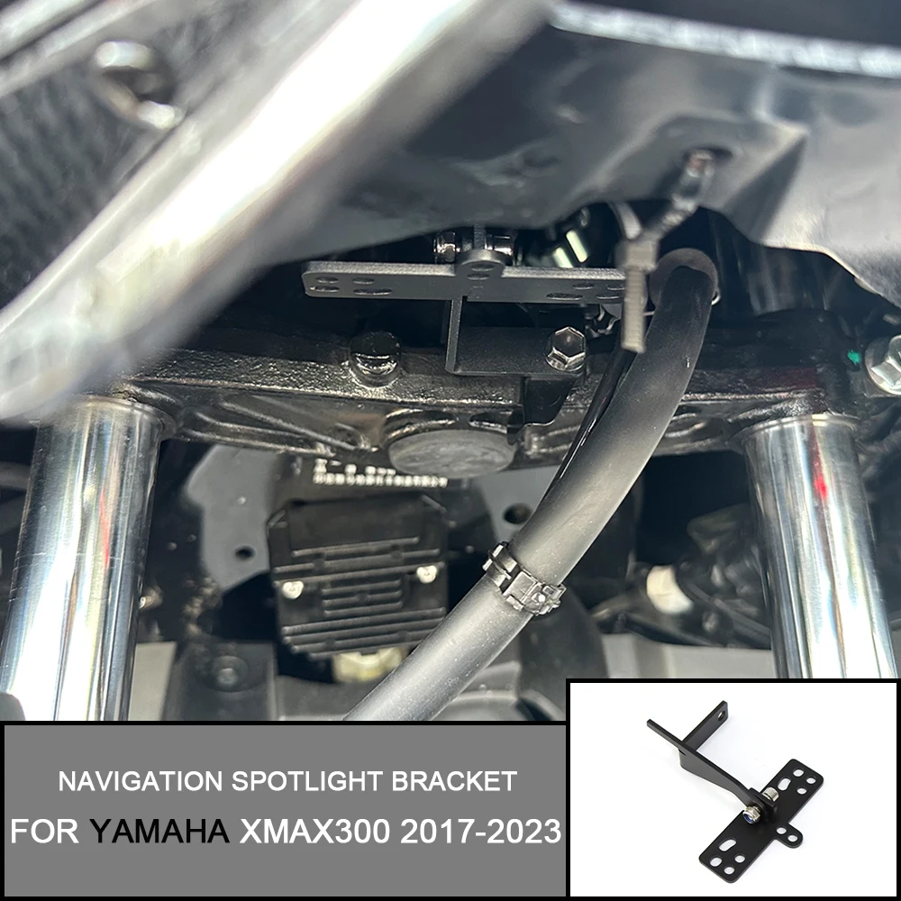 

For Yamaha X-MAX Xmax 300 2017-2023 Motorcycle Holder Navigation Spotlight Bracket Mount Stand XMAX300