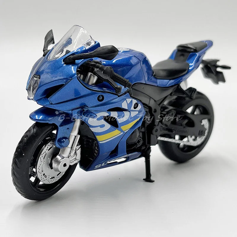 

1:18 Diecast Motorcycle Model Toy Easy Rider Suzuki GSX-R1000 Sport Bike For Collection