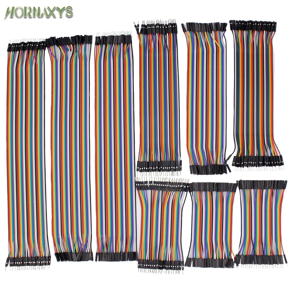 Dupont Line 10cm/15CM/20CM/30CM/40CM Male to Male+Female to Male + Female to Female Jumper Wire Dupont Cable for arduino DIY KIT