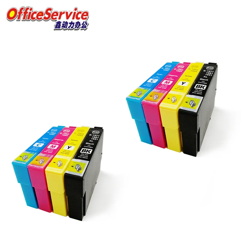 T1951 T1961 T1971 Ink Cartridge Compatible for Epson  WF-2532 XP-101 XP-201 XP-211 XP-401 XP-204 XP-104 XP-214 XP-411 printer