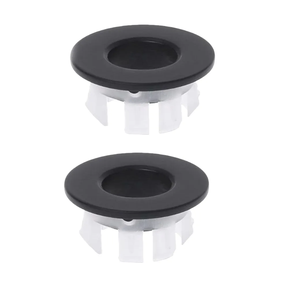 

Комплект из 2 шт. заглушек для слива раковины, кольцо для слива умывальника, аксессуар для ванной комнаты, керамическое кольцо для отверстия раковины, устойчивое к коррозии, из АБС-пластика и латуни