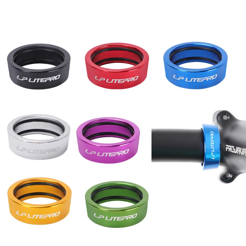 LP Litepro Folding Bike 25.4MM Handlebar Spacing-rings MTB Bicycle Straight Handle Bar Fixed Cover Stop Collar Space Ring