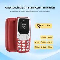 SERVO BM10 Super Mini Pocket 4G LTE Feature Phone Dual SIM Speed Dial Call Recording Blacklist MP3 Player Alarm Clock Cellphone 3