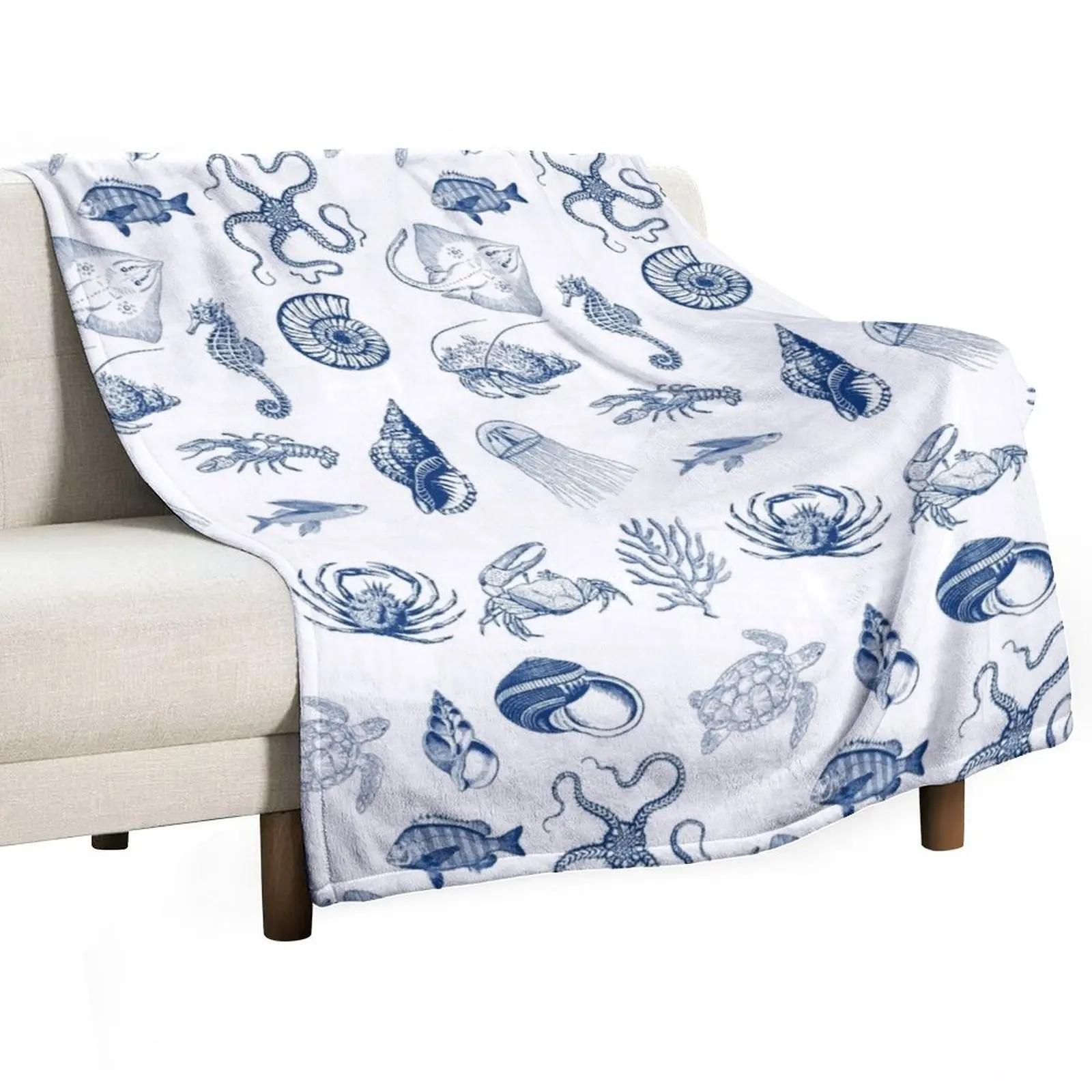 Under the sea Throw Blanket Fashion Sofas Blankets For Sofas for sofa Blankets