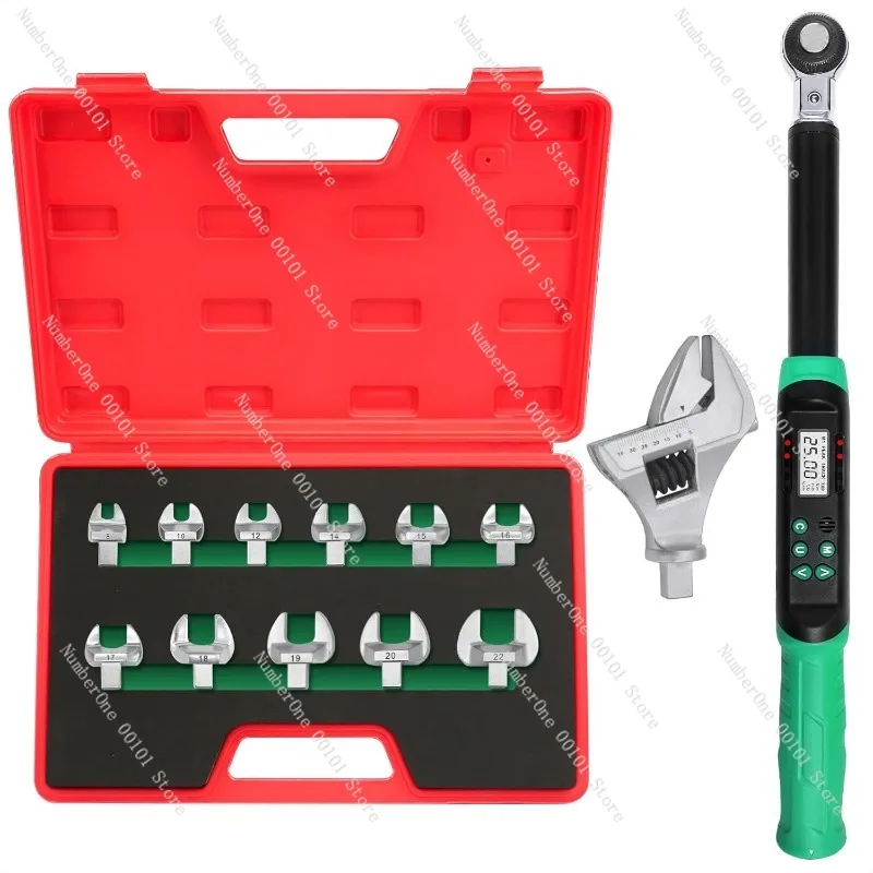 Adjustable digital torque wrench 6.8-500 3/8 inch ratchet head for a variety of repairs