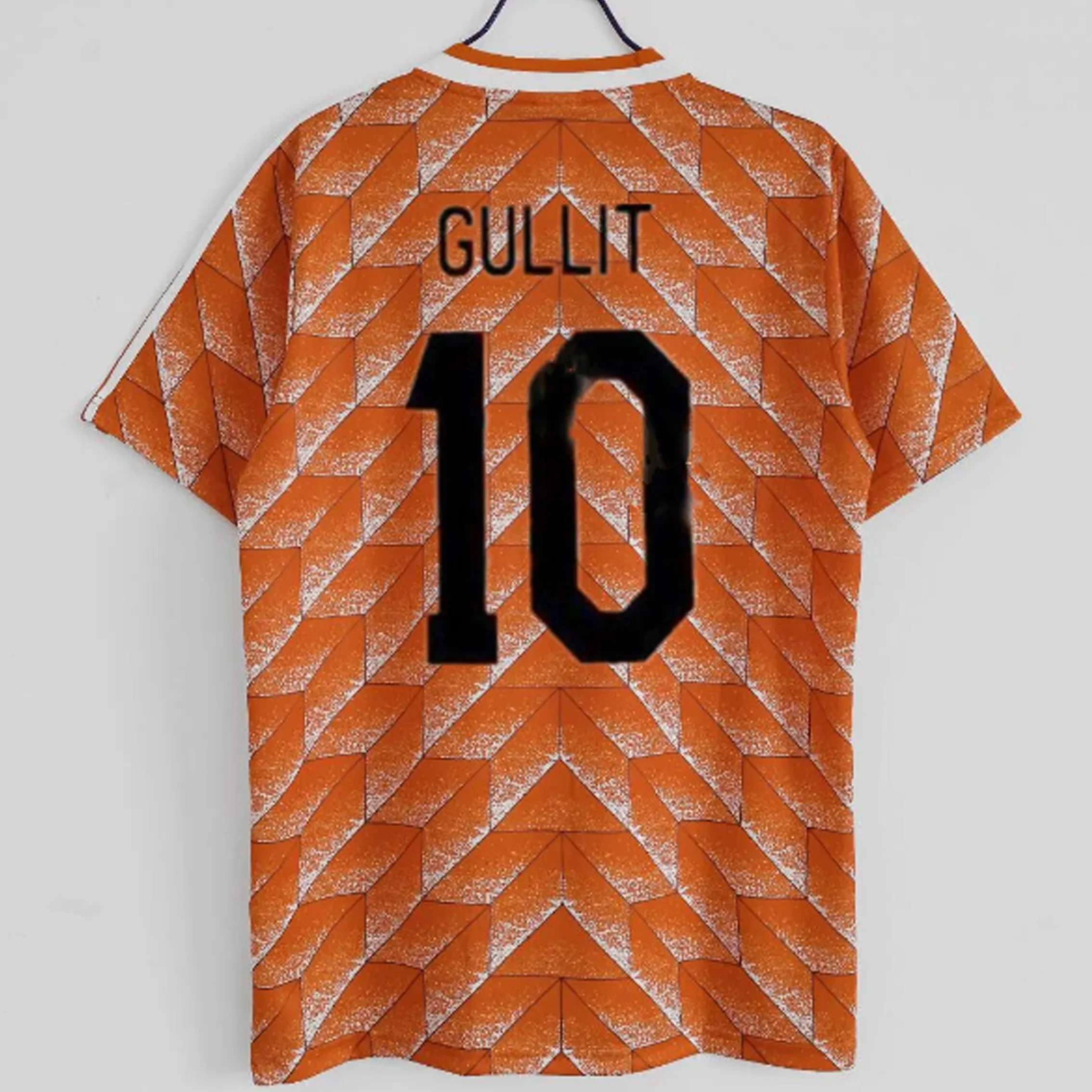 1988 Netherlands Fans DIY Custom Retro Shirt Classic Jerseys Fast delivery GULLIT