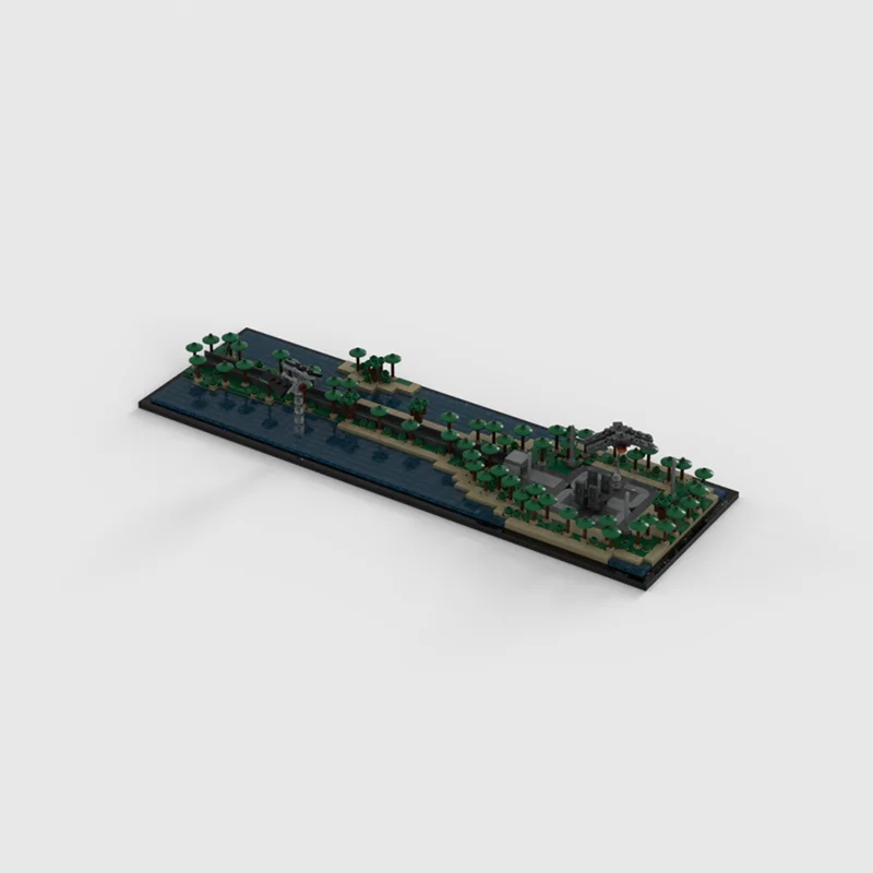 1067 Uds. MOC Escarif almohadilla de aterrizaje estrella batalla modelo bloques de construcción montar arquitectura regalos de navidad juguetes DIY Idea creativa