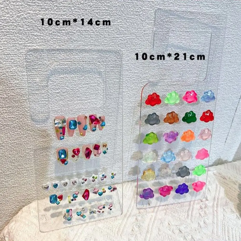 Fingernail Display Stands Nail Tip Holder Nail Showing Shelf Acrylic Hook Nail Art Display Board False Nail Display Hanger