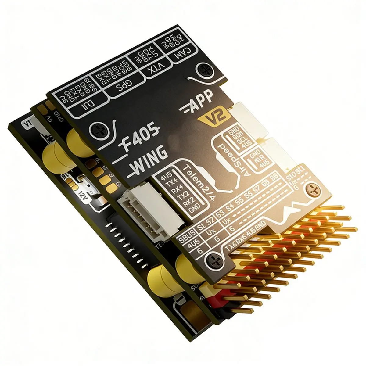 

New Electronics F405 WING APP V2 Flight Controller for Fixed Wing FPV, Supports for APP Presetting, DIY RC Airplane Parts