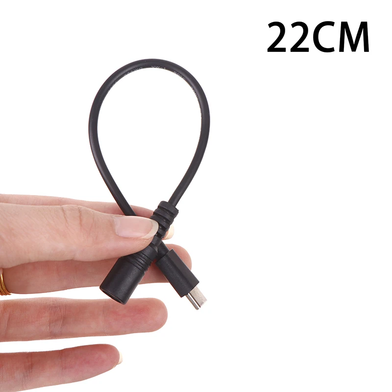 1Pc Brand New TYPE/Android/Mili Male To 5.5*2.1 Female Cables 5521 Power Jack DC Power Conector Adapter USB Type C Converter