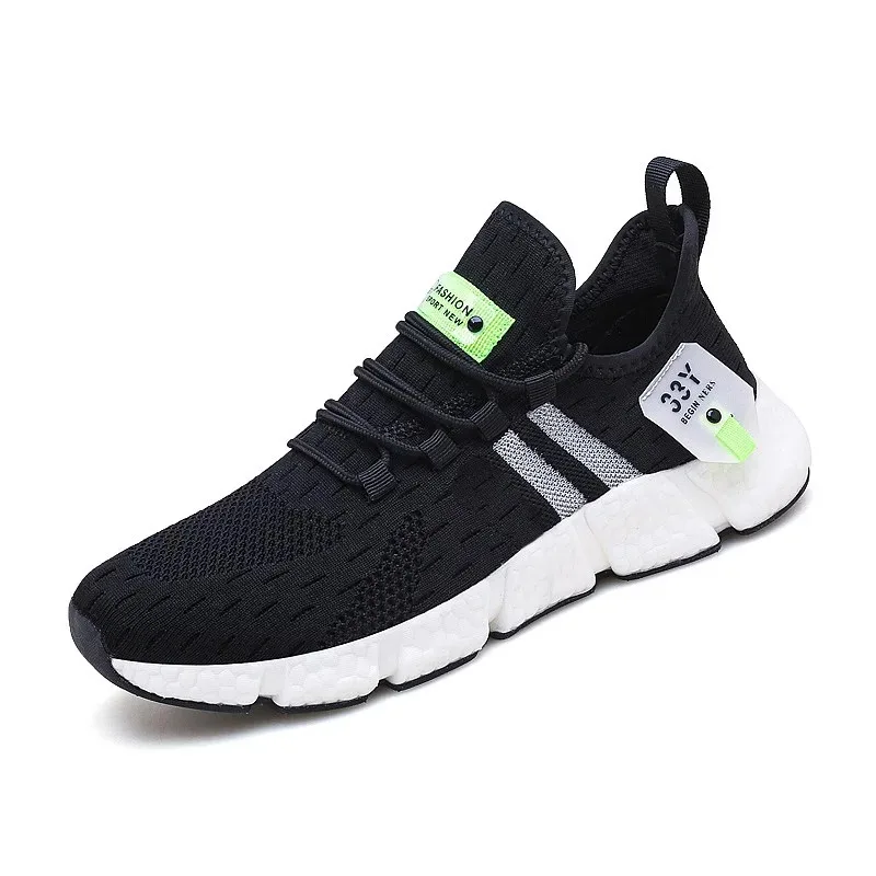 Men Casual Sneakers Summer Breathable Sport Shoes Lightweight Outdoor Mesh Running Shoes Athletic Jogging Tenis Walking Shoes